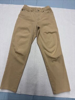Lauren Ralph Lauren Women's Cropped Straight-Leg Pants in Tan